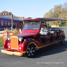 Golf Course 8 Passenger Electric Classic Cars 48V Battery Electric Vintage Car